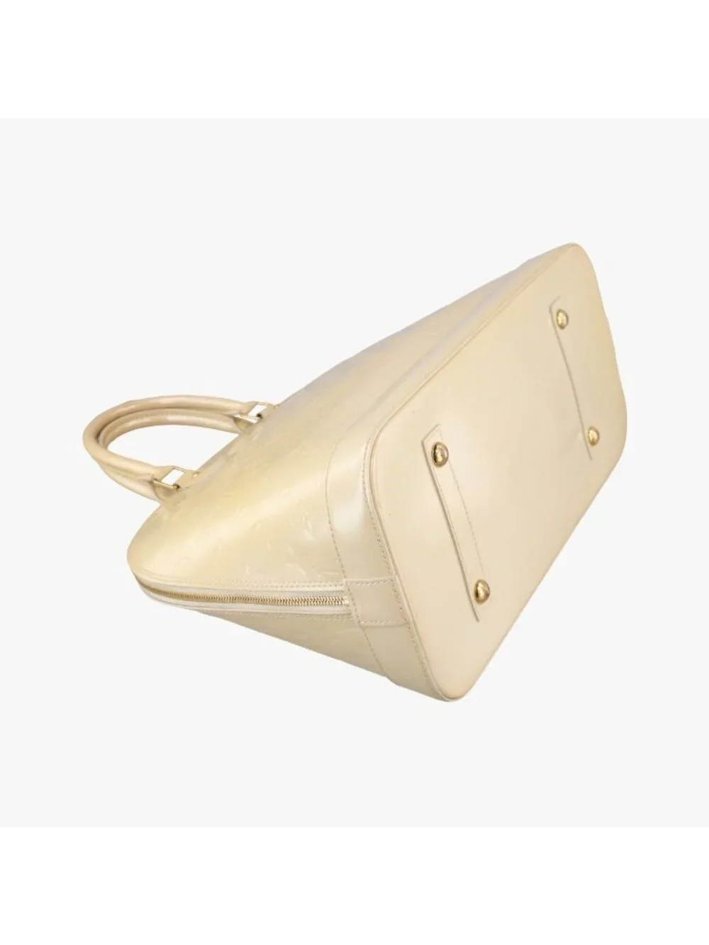 Louis Vuitton Alma GM Blanc Corail Vernis Handbag